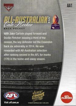 2015 Select AFL Honours Series 2 - All-Australian 2014 #AA1 Cale Hooker Back